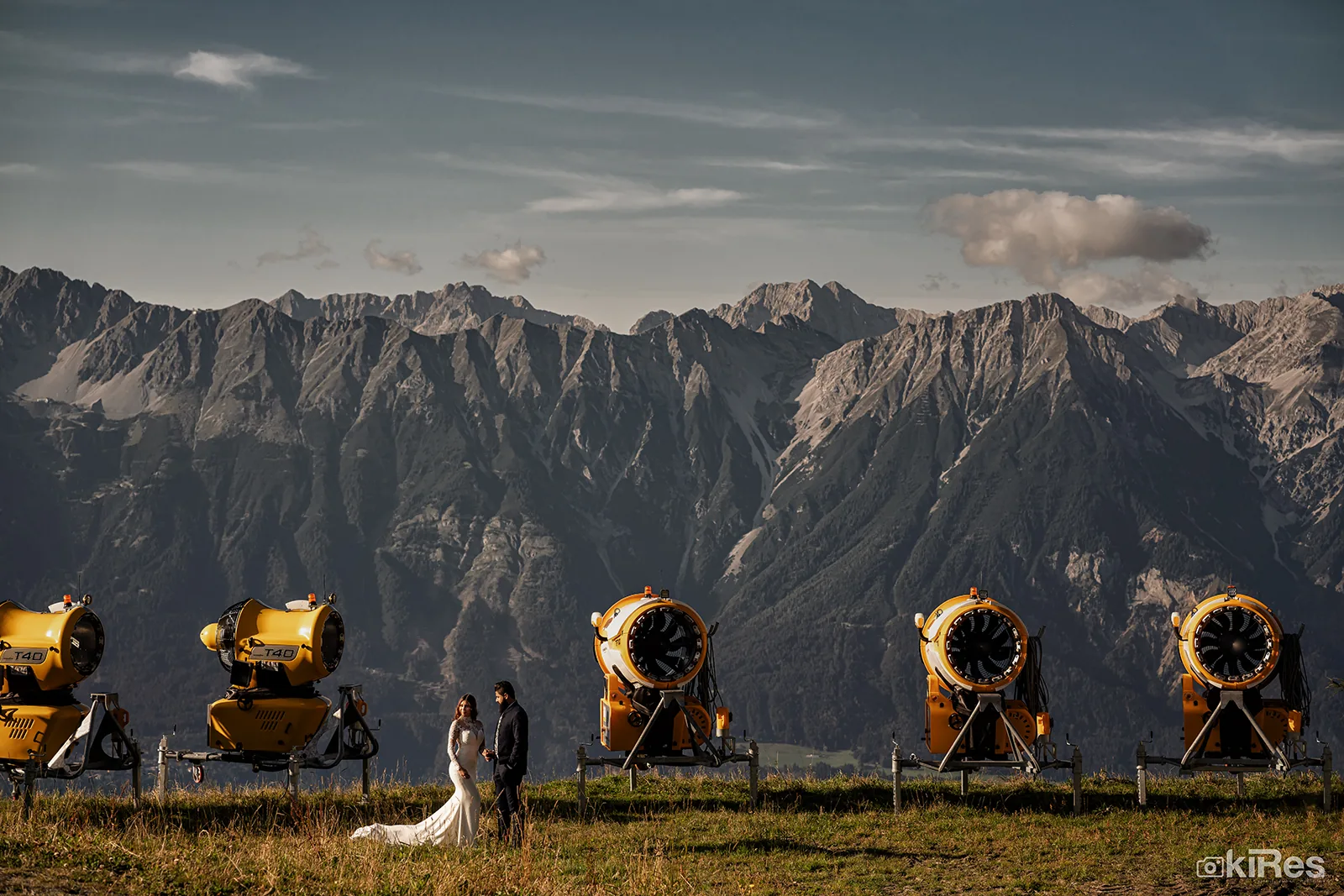 Hochzeitspaar in Tiroler Bergkulisse